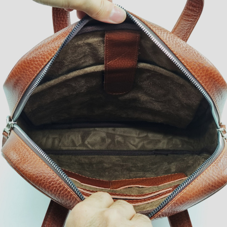 کیف دوشی و دستی چرم چنارچرم تبریز مدل ak200