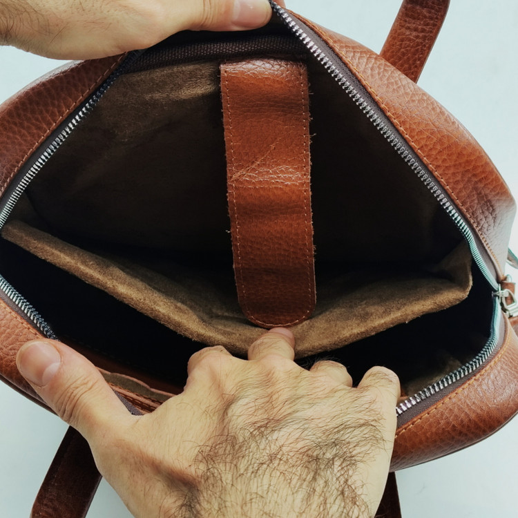 کیف دوشی و دستی چرم چنارچرم تبریز مدل ak200